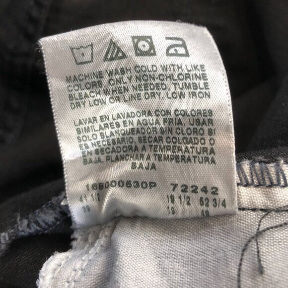 Riders By Lee Womens Capri Jeans Size 16W Black Denim Classic Casual Cropped - Picture 5 of 11